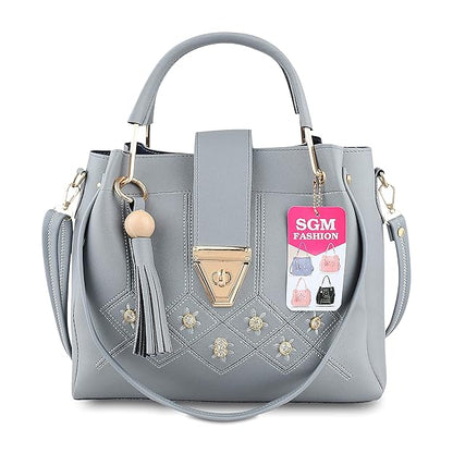 SGM FASHION PU 5 Handbag Leather Latest Trendy Fashion Ladies Handbag With Sling Bag & Clutch