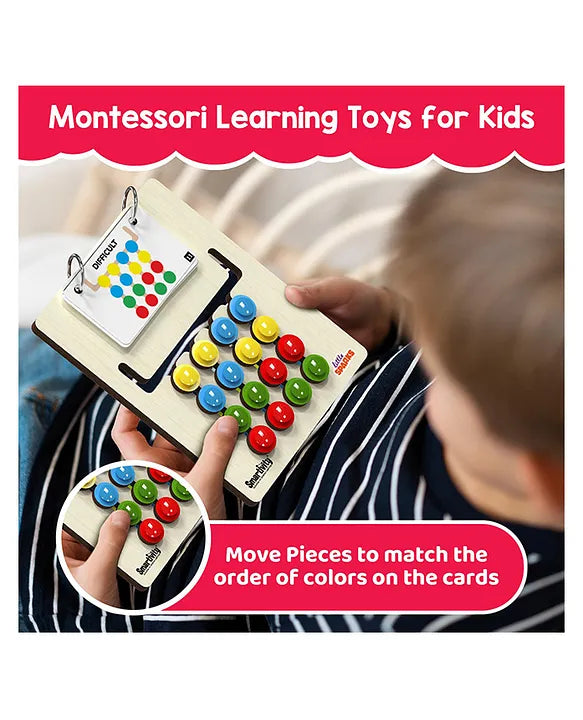 Kids Montessori Slide Puzzle for 4+ Years old